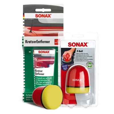 SONAX Kratzerentferner Kunststoff NanoPro 03050000 75 ml inkl. P-Ball Polierball