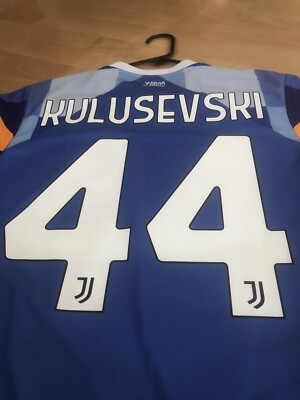 Chemise Juventus Kulusevski #44 2021/22 Taille Medium - 4ème Maillot, Neuf Avec étiquette