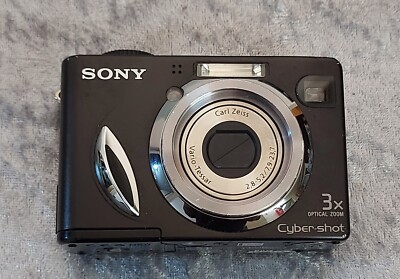 Sony Cyber-shot DSC-W17 Digitalkamera 7,2 Megapixel schwarz 