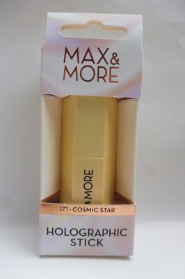 Max& More Holographic Highlighter Stick 8g - Gold, Rosa + Blau