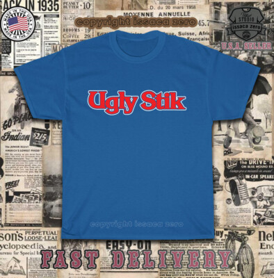 New Tees Ugly Stik Bigwater Spinning Rod Logo Men's T-Shirt American T-Shirt