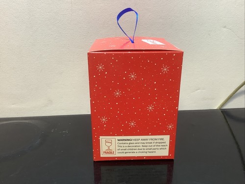 Disney Christmas Glass Bauble Collectable Hanging Ornament Boxed Gift Pluto NEW - Picture 4 of 6