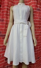 Tommy HilfigerWomen's Sleeveless Belted Fit and Flare Shirt Dress Size 2 NEW