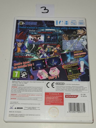 Nintendo Wii - Beyblade Metal Fusion Counter Leone - Complet - Bon État - Picture 2 of 4