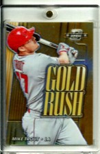 MIKE TROUT 2021 Panini Contenders Optic Gold Rush SSP Ultra-Rare Case Hit # GR7