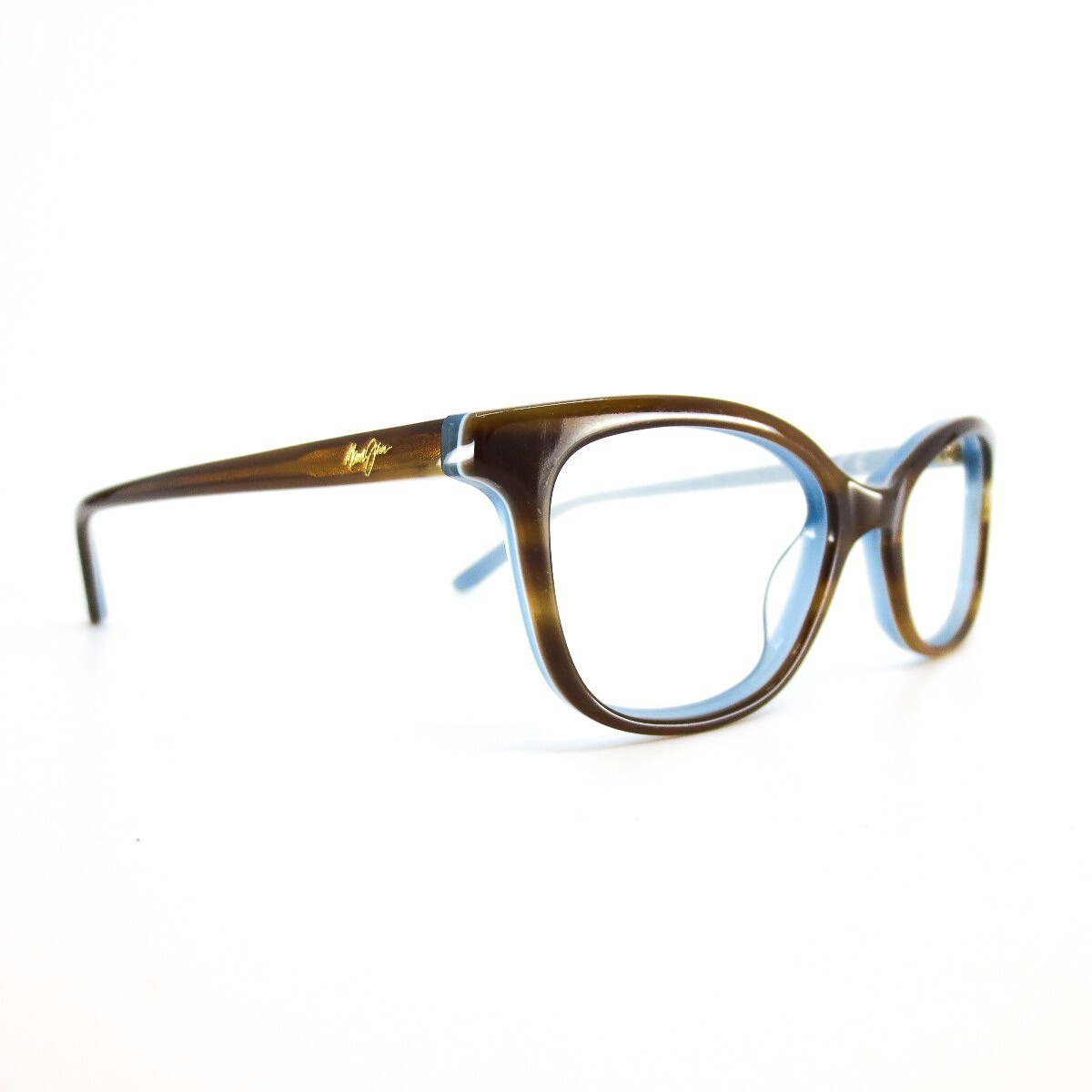 Maui Jim Coral Sea MJ750-03T Brown Tortoise Blue Sunglasses 49-19