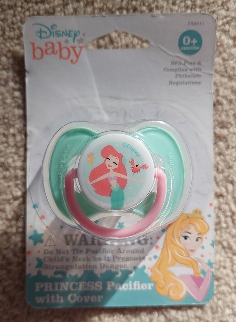 Disney Baby Princess Pacifier Binky. Belle Ariel Cinderella and Aurora ...