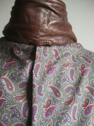 VINTAGE NEW WAVE LEDERJACKE 12 10 oversized relaxed 80er 90er grün LAKELAND - Bild 9 von 21