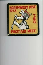 1973 TRC Northwest District First Aid Meet patch