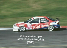 Zdjęcie 13x18 cm STW 1995 Claudia Hürtgen - Ford Mondeo