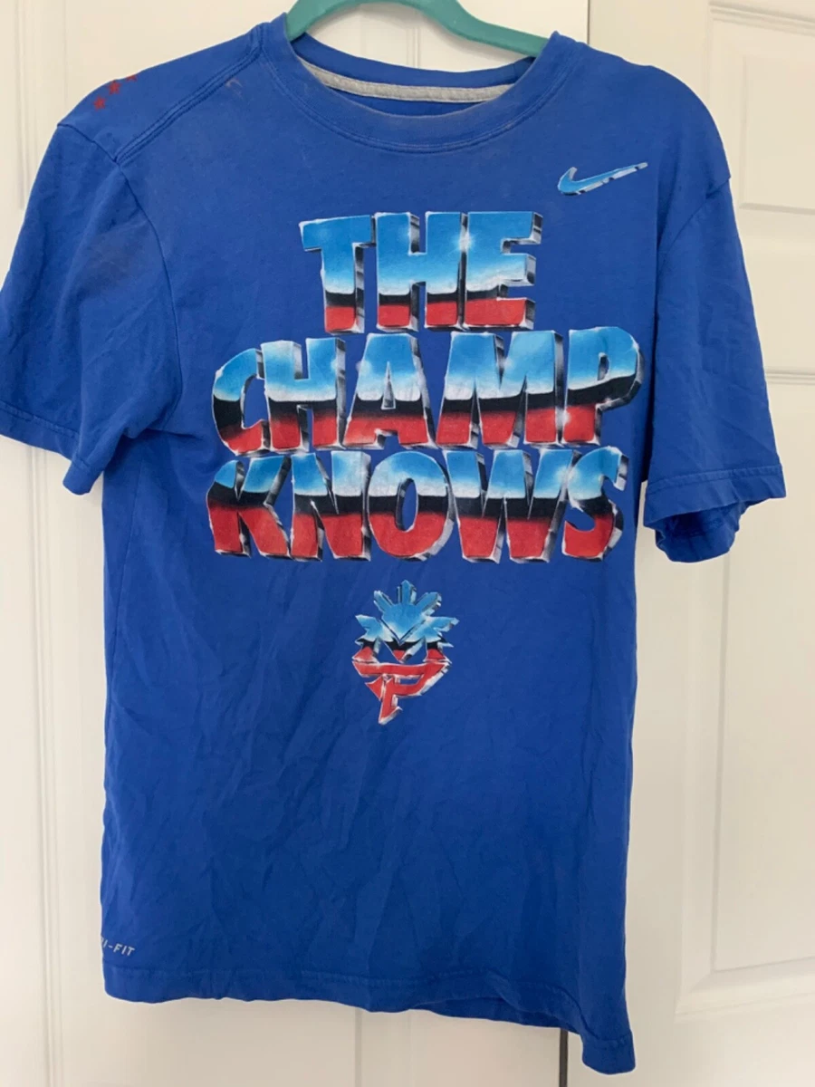 Desviarse Prever Discrepancia Nike manny pacquiao champ knows Small hyperko Tee T-shirt | eBay