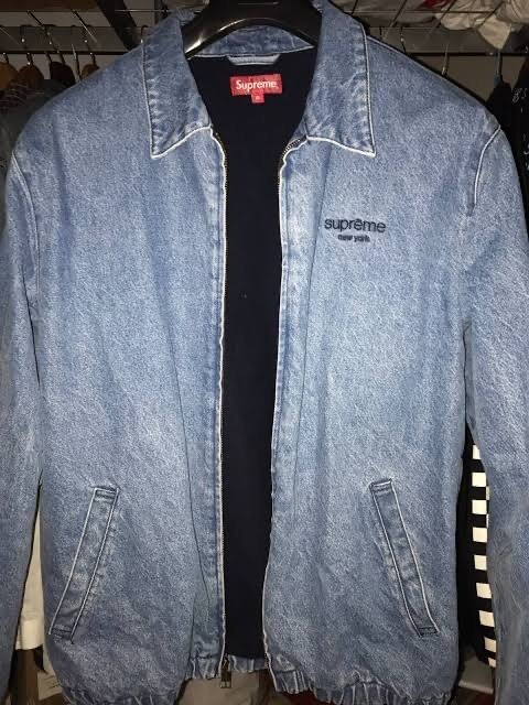ジャケット・アウター 16AW Supreme Denim Harrington Jacket S Supreme Denim Harrington Jacket – Grails SF
