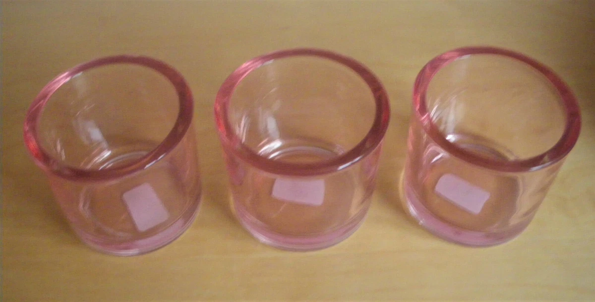 IKEA 6X Finsmak Teelichthalter - 3,5 Cm Geriffeltes Klargals - 6 Stück