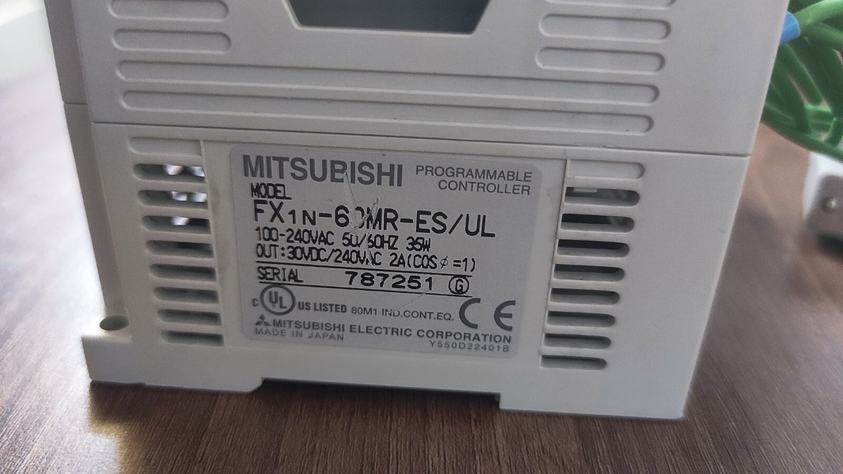 Mitsubishi FX1N-60MR-ES/UL PLC | eBay Mitsubishi FX1N-60MR-ES/UL PLC | eBay