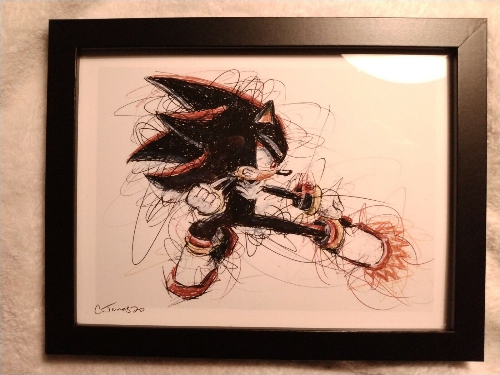 SONIC & SHADOW, an art canvas by DAZE - INPRNT