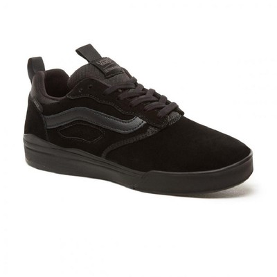 solid black vans shoes
