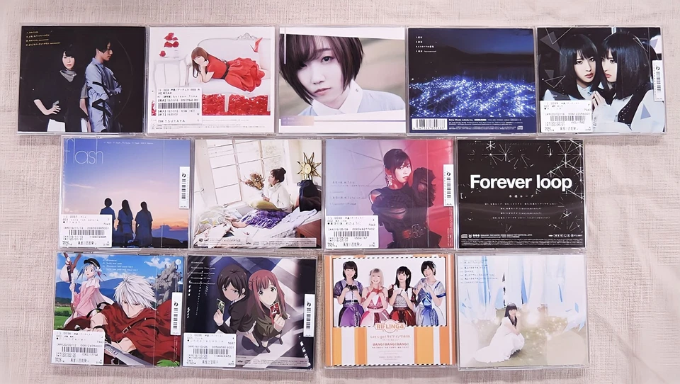 Anime song Various single CDs 13 SET Hi Score Girl, A Certain Magical Index, etc Foto 2 de 3