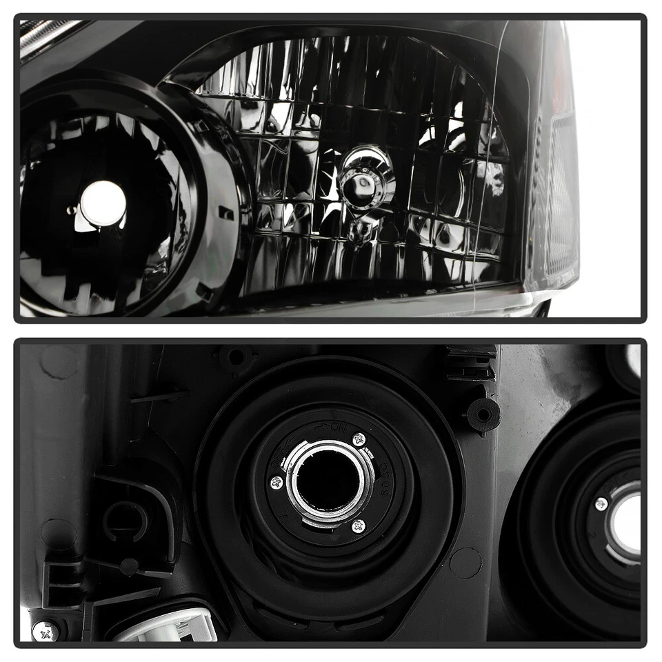 Replacement Headlamps Black For 2004-2009 Quest Van Headlights 04-09 Left+Right - Imagem 4 de 4