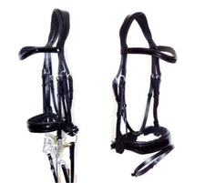 FSS FREEWAY CUT OUT Shape ANATOMIC MonoCrown COMFORT PADDED SINGLE/DOUBLE Bridle