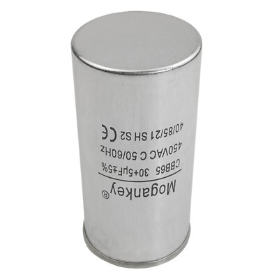 Motor Run Start Capacitor 30+5 uF 450V CBB65 for Air Conditioner Appliance