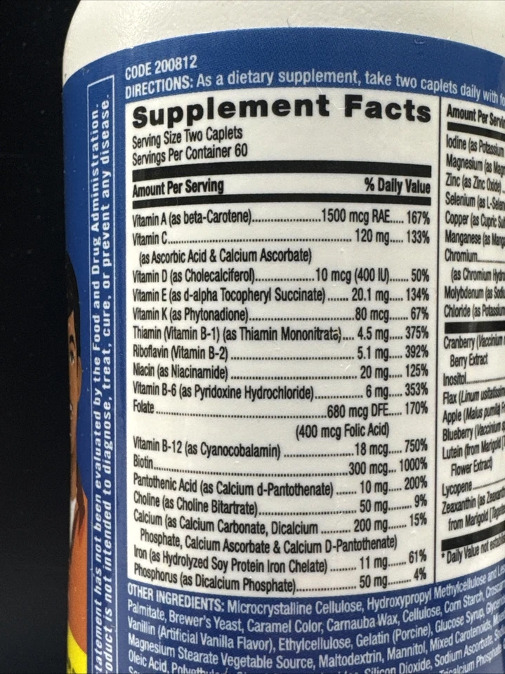 Multivitamínico adolescente Milestones para niños 12-17 apoya la energía-músculo-piel-inmunidad Foto 4 de 4