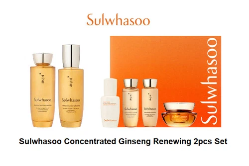 Sulwhasoo Concentrated Ginseng Renewing 2pcs Set Korean Cosmetics