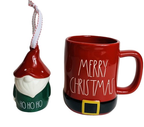 MACY'S 1986 Christmas ALL THE TRIMMINGS 4pc PEDESTAL MUGS Holiday | eBay