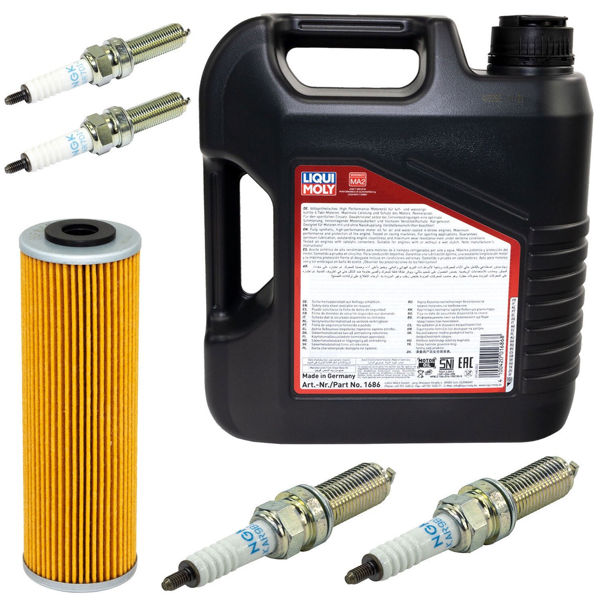 Aceite Kit 4L Inspección para KTM Super Duke 1290 Gt R 2015-2024