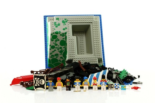 Lego Pirates I Set 6273 Rock Island Refuge 100% complete vintage rare 1991 top - Picture 2 of 5