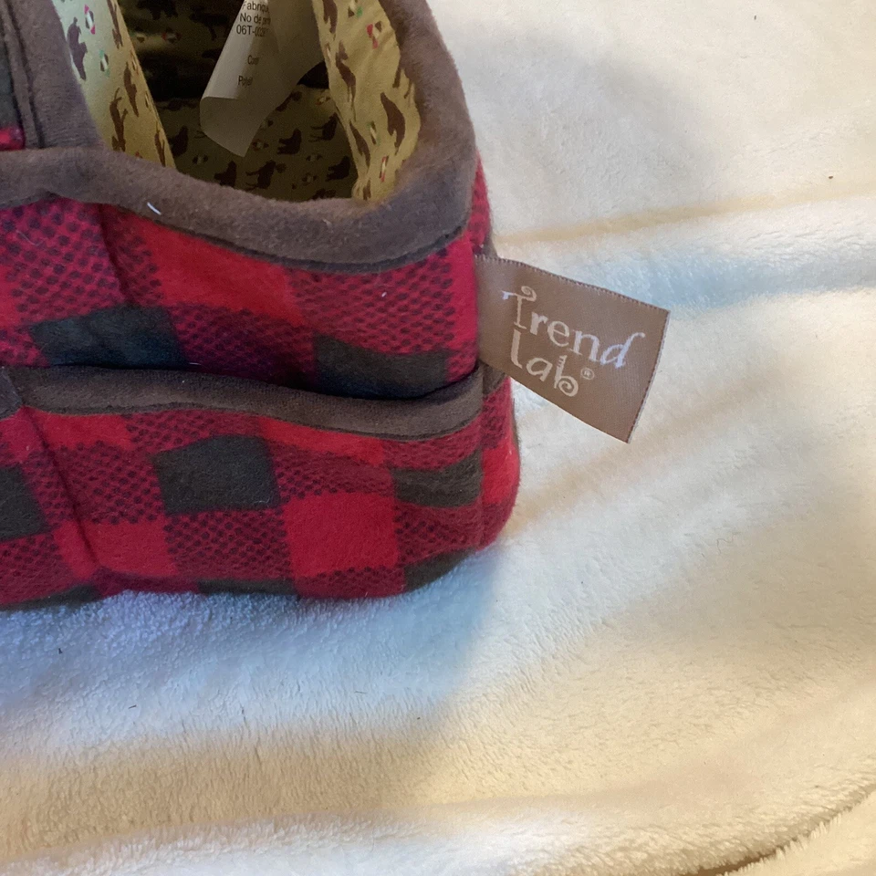 Trend Lab Caddy Checkered Camping Picnic Outdoors Dining Cottage Core Farmhouse - Image 4 of 4