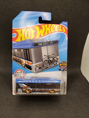 Hot Wheels 2022 HW Metro - 'Ain't Fare' (Blue) #77/250 - Mint Condition Collectible Diecast Car