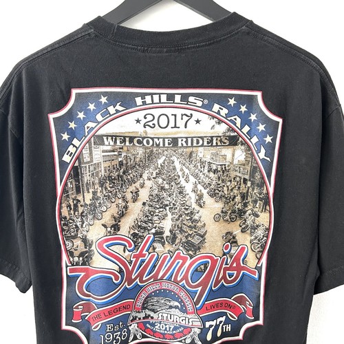 Camiseta Sturgis 2017 Talla S Bicicleta Semana 77ª Anual Black Hills Rally Motocicleta - Imagen 4 de 20