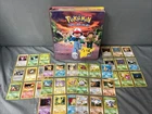 Vintage 1999 Pokemon Binder and 216 Cards Fossil Jungle Base Set Neo Japanese