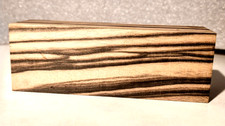 Royal White and Black Ebony Block 120 mm. x 40 mm. x 30 mm.