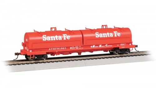 Coche de bobina de acero Bachmann escala HO Santa Fe 55" con carga de bobina de acero #91921 | Condition: New