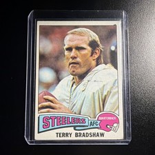 Topps 1975 Terry Bradshaw #461 Pittsburgh Steelers Football NFL Card