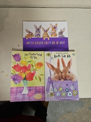 Lot Of 37 Greeting Cards From Us, Easter Cards, With Envelopes