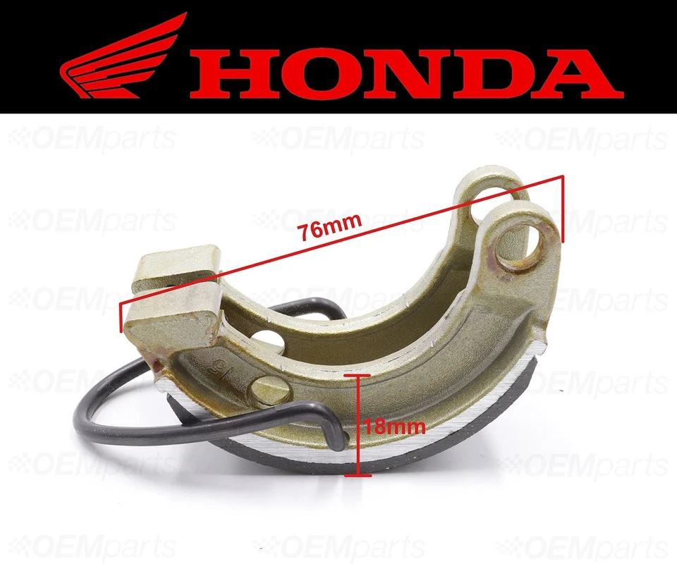 Комплект (2) Honda передние тормозные колодки и пружины #45120-147-672 (см. Fitm. Диаграмма) - Изображение 4 из 4