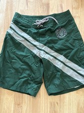 Universal Studios Harry Potter Men Size M Green Swim Trunks