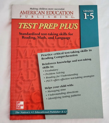 Test Prep Plus: Reading, Math, and Language (Grades 1-5) Paperback-New