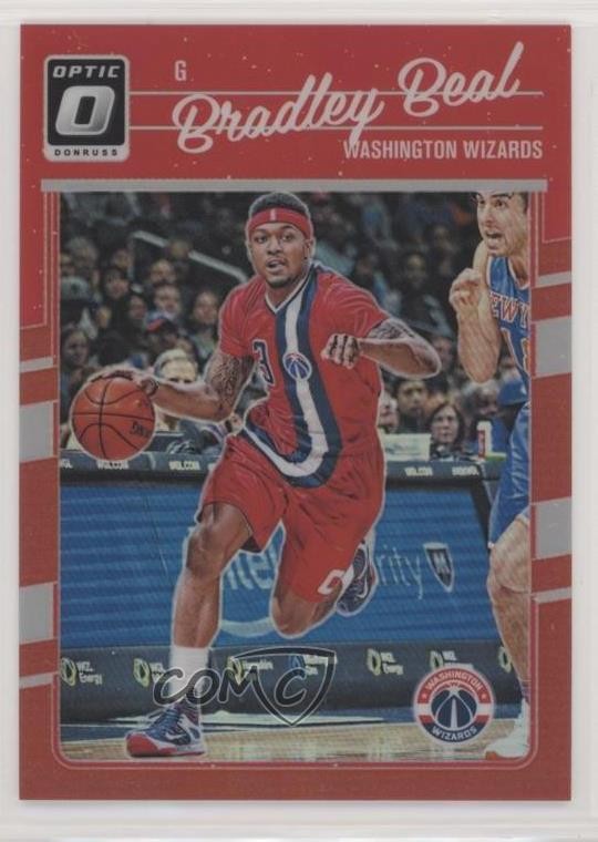 2016-17 Panini Donruss Optic Red Prizm 71/99 Bradley Beal #143 nn6