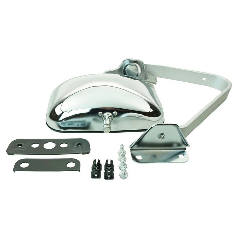TRQ Side View Manual Mirrors Chrome Set Fits For 1980-1997 Ford Bronco Ranger Foto 4 de 4