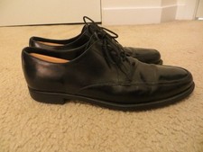 Prada Black Lace Up Dress Shoes, men's size 9