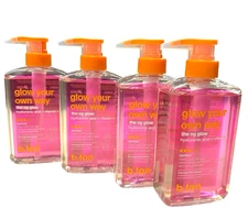 4 Pack (16 fl oz each) B. Tan Glow Your Own Way Clear Self Tan Gel Darkest