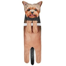 Collections Etc Adorable Dog-Shaped Hanging Kitchen Towel, Yorkie