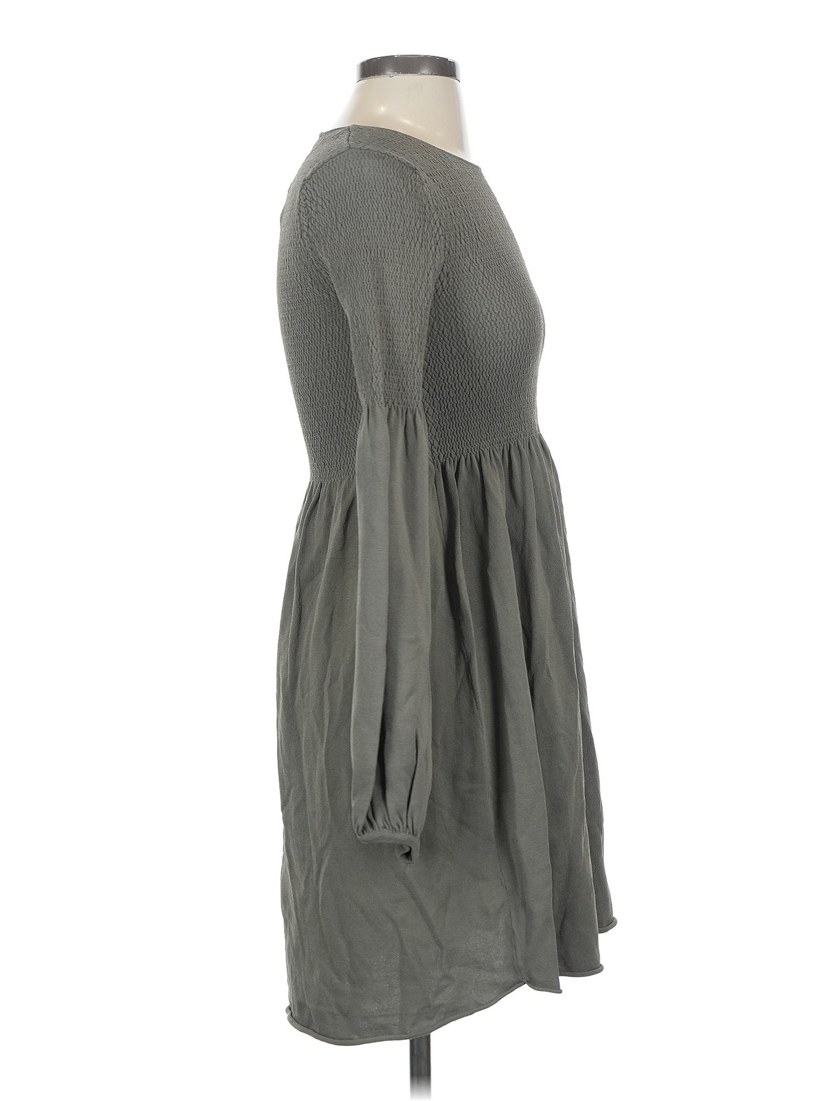 Zara Women Gray Casual Dress S thumbnail 3