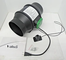 Vallisco 6" Exhaust Fan, Black, 35W