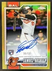 2026 Topps Chrome Samuel Basallo Rookie Auto RC Gold Refractor #/50 Orioles