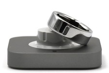 Oura Ring 4 - Titanium - Size 9 - Silver - JZ90-54217-09 - HEAVILY SCRATCHED