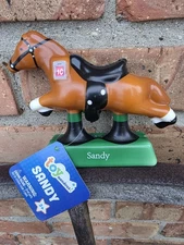 Sandy The Horse Toy Squishy Meijer Michigan Collectible Pony Cowboy Retro
